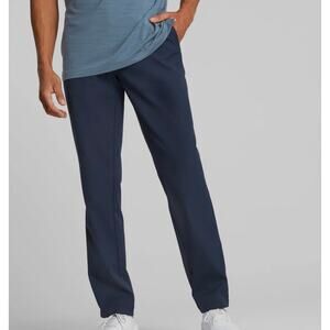 Puma Dealer Golf Pants Navy Men's Performance Stretch Golf Slacks Preppy 38x34